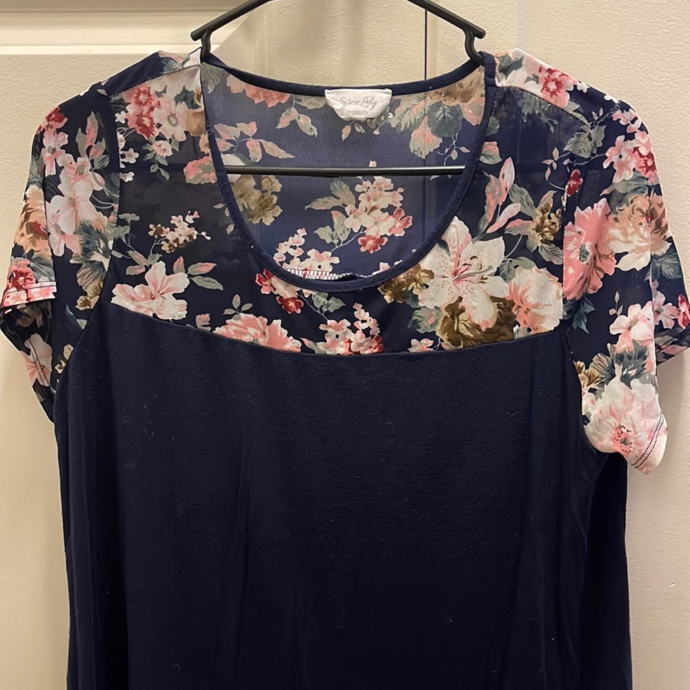 Maternity shirt.
